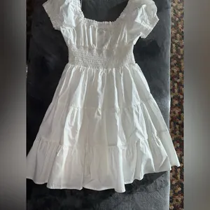 Princess Polly Daniela Mini Dress in White Size 4 thumbnail 14