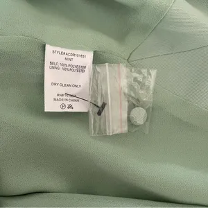 Astr Jodie Dress Mint Size XS Asymmetrical Crisscross Strap Keyhole Wedding thumbnail 8