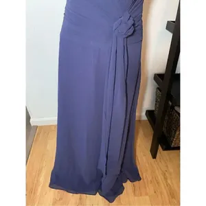 Purple bridal dress size 12 brand b2 thumbnail 2