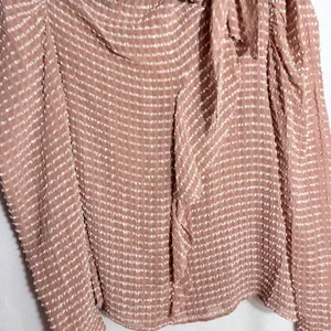 Ulla Johnson Soft Mesa Pink Silk Blend Sheer Carine Top Blouse Size S thumbnail 6
