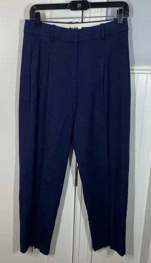 J. Crew navy blue essential‎ pant trouser work career office business casual 4P thumbnail 1