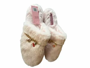 Juicy Couture NEW Women’s Kaelith Blush Faux Fur Slipper Size L (9-10) thumbnail 5