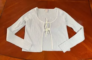 Sincerely Jules Light Blue Cardigan thumbnail 1