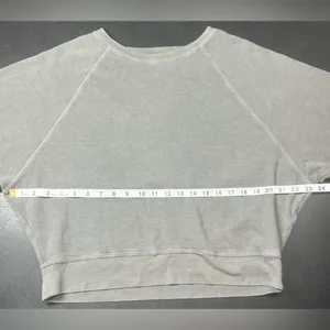 Lucky Brand Size L Grey Pullover Sweatshirt thumbnail 4