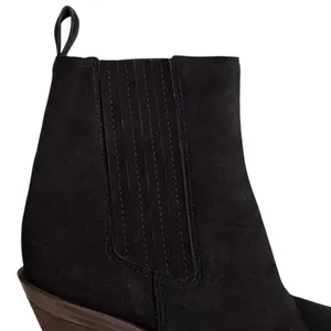 EUC Vince Camuto Leather Ackella Boots Black Size 8 thumbnail 2