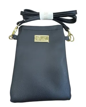 Betsey Johnson Luv Black faux leather \Crossbody Handbag SKU 8269 thumbnail 1