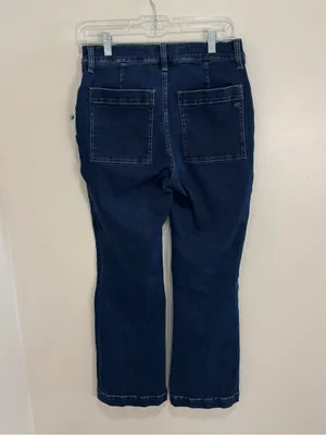 Madewell Mid-Rise Kick Out Jeans Dark Wash Size 29 thumbnail 3