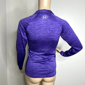 Under Armour Purple Quarter Zip Athletic Top thumbnail 3