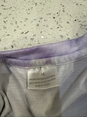 Women’s Purple Tie-Dye Butterfly jogger Set size med thumbnail 5