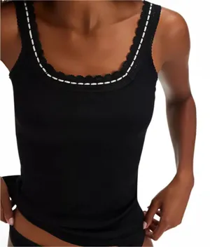 NWOT free people Only You Pointelle Tank Top thumbnail 1
