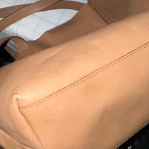 Madewell Elegant Tan Leather‎ Tote Bag thumbnail 10