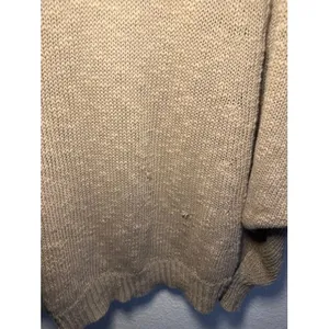 BCBGMAXAZRIA Runway Tan Knit Oversized Long Cardigan Crystal Button‎ Sweater XXS thumbnail 6