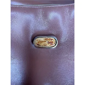 Vintage Gucci Purse GG camel box calf leather shoulder bag gold-tone hardware thumbnail 15