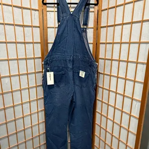 Classic Blue Denim Overalls Size 2X thumbnail 2
