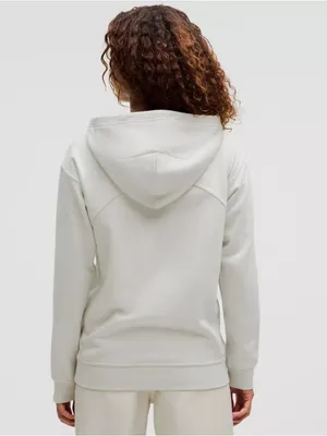 lululemon All Yours Hoodie French Terry 100% Cotton Gray - Size 12 thumbnail 2