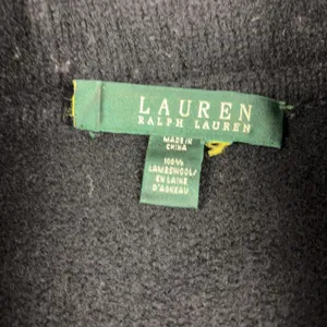 Lauren Ralph Lauren Sweater Womens Medium Black Lambs Wool Full Zip Knit thumbnail 4