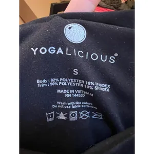 Yogalicious Women's Size Small Scrunch Front High Waist Flared Legging Black thumbnail 12