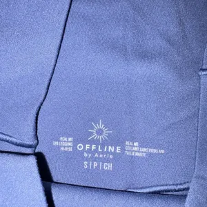OFFLINE by Aerie Real Me Crossover Leggings Blue High Rise 7/8 Size S Activewear thumbnail 6