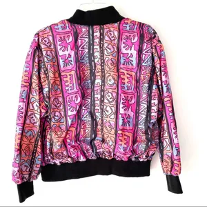 Vintage Y2K Forteza Pink Nylon Jacket Windbreaker size large thumbnail 6