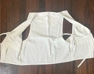 NWOT Amazon boho style open front white vest size large women’s thumbnail 4