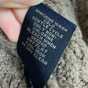 Banana Republic Brown Knit Wool Blend Infinity Scarf thumbnail 4