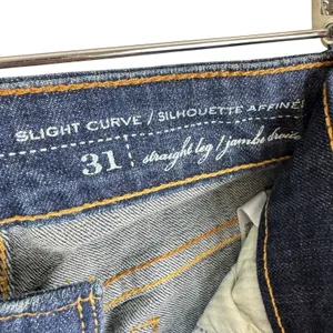 Levi's Medium Wash Slight‎ Curve Straight Leg Mid Rise Cotton Jeans Size 31 x 34 thumbnail 5