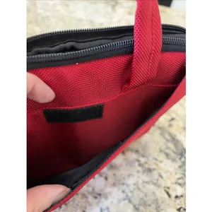 Just Air‎ Padded Laptop Sleeve Case Bag Mens Womens Small Red Nylon Canvas thumbnail 3