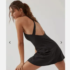 Outdoor Voices Black Cross Back Dress New NWT Size Large thumbnail 5