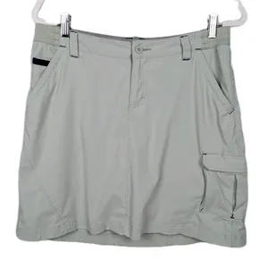 DULUTH TRADING CO Beige Skort Cargo Pocket Nylon Ripstop 4" Inseam Women's 8 thumbnail 1