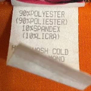 Gidani USA‎ Orange Striped Mesh Overlay Ruffle Dress Sleeveless Y2K Size Medium thumbnail 9
