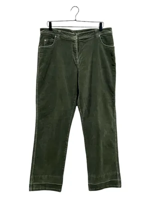 Woolrich Light Olive Green High Rise Corduroy Pants Size 14 thumbnail 10