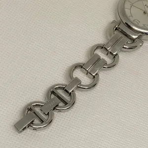 Fossil women’s watch 32mm round quartz analog BQ1600 all stainless steel running thumbnail 6