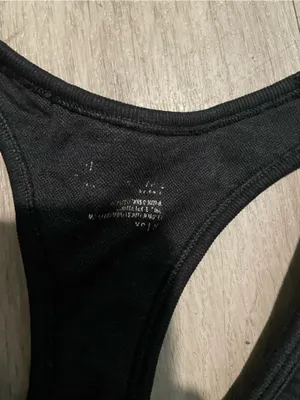 Seamless Racerback Sports Bra - Black thumbnail 2