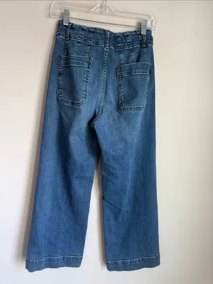 Anthropologie Pilcro - Skipper High-Rise Wide Leg Jeans 28 thumbnail 3