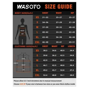 Wasoto Women’s Black Heated Vest with Battery Pack Washable SMALL NEW thumbnail 11