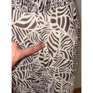 Toccin x‎ RTR Brown White Zebra Print Halter Mini Dress Size 8 Smocked Back thumbnail 5