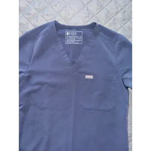 Figs Catarina‎ Top Women's Scrub V-neck Navy Blue Sz Xsmall thumbnail 2