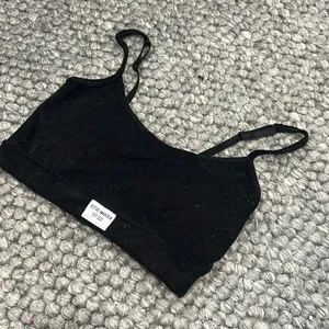 Steve Madden Black Terry‎ Cloth Bralette thumbnail 2