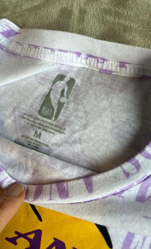 Women’s Oversized Lakers Tshirt Purple Size M thumbnail 3