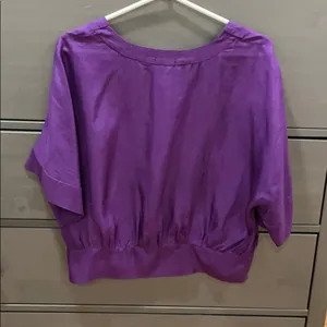 Gibson Purple silky top thumbnail 4