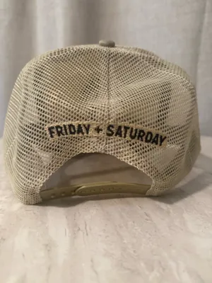 Friday + Saturday Take It Easy Trucker Hat | OS thumbnail 4