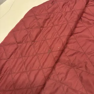 LL Bean Parka Jacket Womens Size XL Fleece Lined Primaloft Quilted Hooded Maroon thumbnail 9