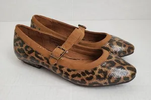 Rialto Flats Pavio Brown Black Leopard Print Flats 6 thumbnail 1
