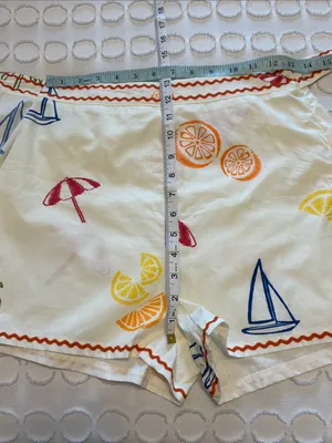 Emily Skort Set Top and Skort Citrus Fruit Beach Umbrella Print size Small NWT thumbnail 11