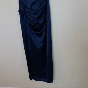 HOUSE OF CB 'Roxanne' Navy blue Thigh Slit Maxi Dress NWOT size M‎ thumbnail 12