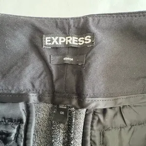 Y2K Express Flare trousers low rise gray color block size 0 thumbnail 11
