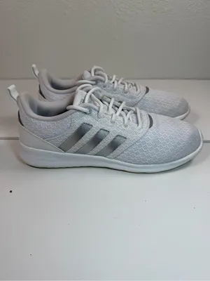 Adidas Cloudfoam Running Shoes Women 7.5 White Athletic Sneakers Comfort thumbnail 16