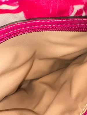 Coach Poppy Pink Scribble Swingpack Crossbody Bag Canvas Y2K⁠ thumbnail 4