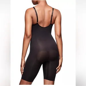 New Seamless Sculpt Mid Thigh Bodysuit in Onyx Small thumbnail 2