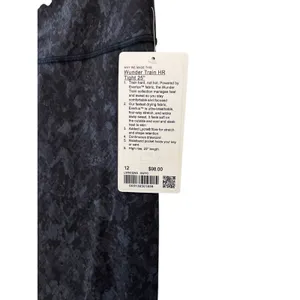 Lululemon Wunder Train High-Rise Tight 25" 12 NWT Hideaway Camo Deep Coal Multi thumbnail 6